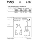 Burda boss n ° 9337: Children's overalls
