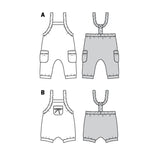 Burda boss n ° 9337: Children's overalls