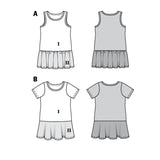 Burda boss n ° 9341: Children's T-shirt dress