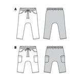 Burda boss n ° 9342: children's slide pants
