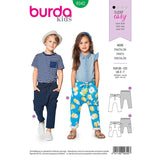 Burda boss n ° 9342: children's slide pants