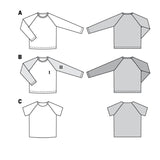 Burda boss n ° 9346: simple children's t-shirt