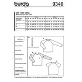 Burda boss n ° 9346: simple children's t-shirt