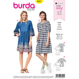 Burda boss n ° 6401: dark dress