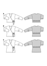 Patron Burda n°5892 : Veste