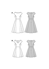 Patron Burda n°5901 : Robe
