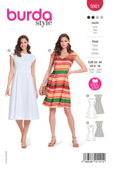 Patron Burda n°5901 : Robe