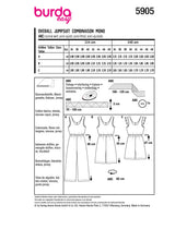 Burda boss n ° 5905: combination