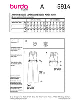 Burda boss n ° 5914: combination & blouse