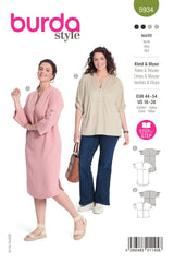 Patron Burda n°5934 : Robe & Blouse