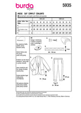 Burda Boss N ° 5935: Conjuntos