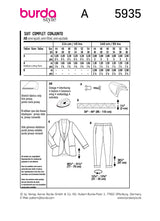 Burda Boss N ° 5935: Conjuntos