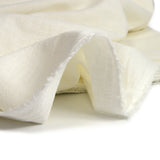 Lino lavado blanco 100% roto