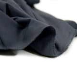 Gabardine polycoton sergé gris foncé