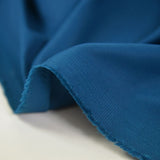 Satin de coton bleu canard