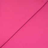Gabardine polycoton sergé rose fuchsia