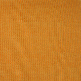 Maille chenille côtelée jaune soleil