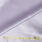 Satin mat touché soie lilas