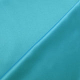 Mat satin touch turquoise silk