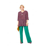 Burda 6307 boss - Asymmetrical blouse