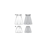 Patron Burda 6319- Jupe à cloche