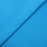 Satin de coton bleu azur