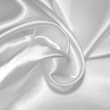 United white polyester satin