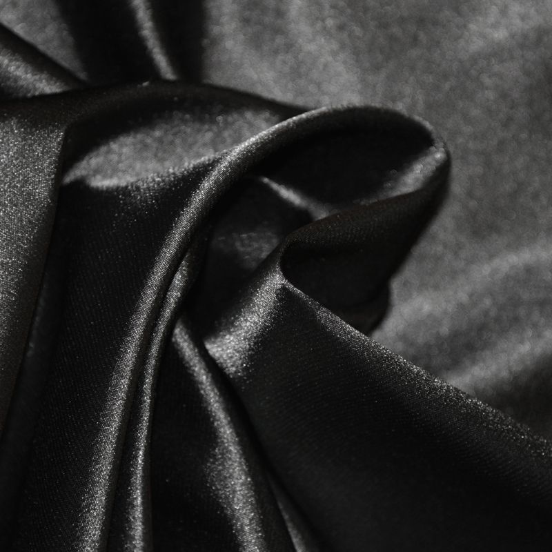 Ruban Taffetas Polyester Noir fin (40 m)