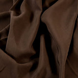 Popeline de viscose marron