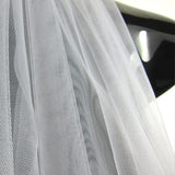 Tul de boda blanca por metro