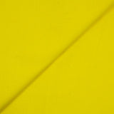 Coton uni jaune soleil