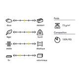 Entoilage tissé bi-élastique - Vlieseline G770 blanc vendu au mètre