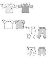 Burda Child Boss N ° 9246: Baby Set