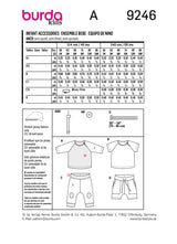 Burda Child Boss N ° 9246: Baby Set
