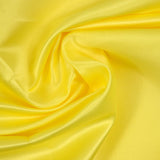 Satin polyester Impérial jaune poussin
