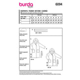 Patron Burda n°6094: Peignoir