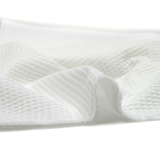 Coton 100% nid d'abeille blanc