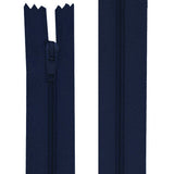 Fermeture nylon non-séparable de 10 à 60 cm Bleu nuit