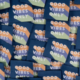Woven labels "Good Vibes Only" X 5