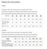 Patron de couture T-shirt POPPY