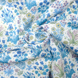 Coton liberty ® Colombe Study bleu au mètre