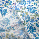 Coton liberty ® Colombe Study bleu au mètre
