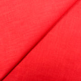 100% Lin rouge coquelicot