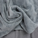 Tela de esponja de bambú gris oscuro vendida por metro