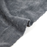 Tela de esponja de bambú gris oscuro vendida por metro