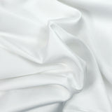Satin viscose blanc