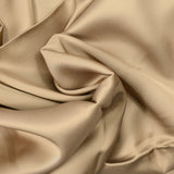 Coffee viscose satin