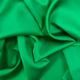 Satén de viscosa verde