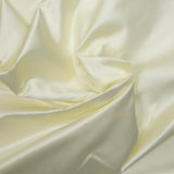 Satin duchesse polyester blanc cassé