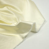 Satin duchesse polyester blanc cassé